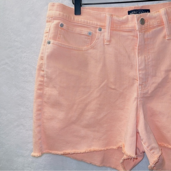J. Crew NWT L1647 Orange High Rise Garment-Dyed Cutoff Boy Short size 33 - Picture 2 of 5